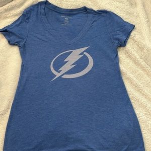 Tampa Bay Lightning V-Neck Tee - Large